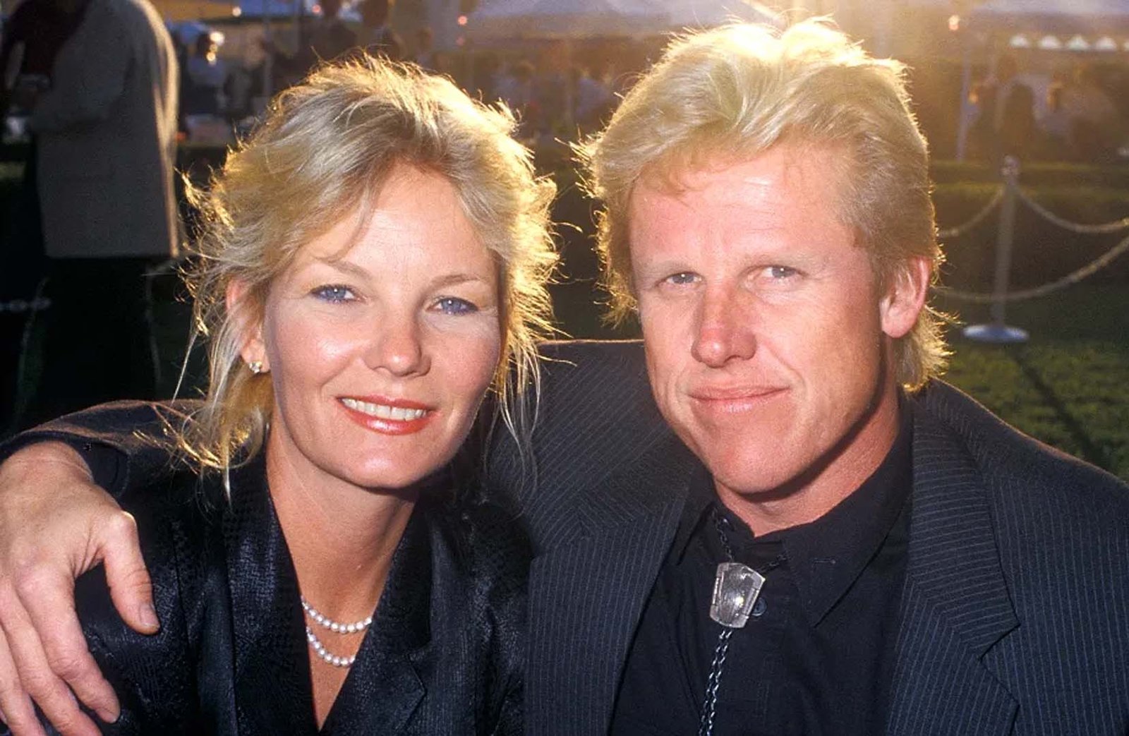 Judy Helkenberg and Gary Busey