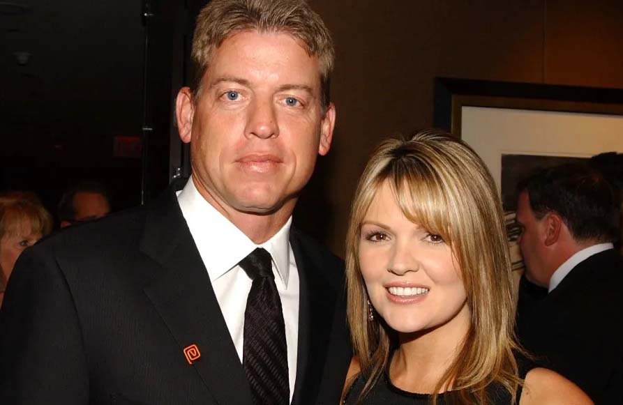 Rhonda Worthey and Troy Aikman got married